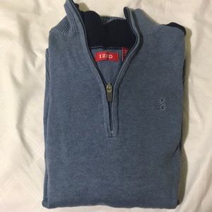 Men’s Small Izod Blue Quarter Zip